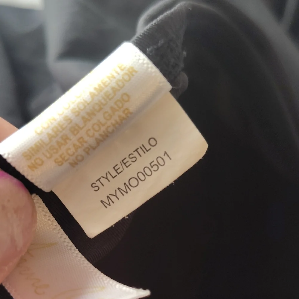 Black Strapless WOMENS ANNE COLE BEAUTIFUL SWIMSUIT SWIMWEAR ONE-PIECE SUIT - Picture 4 of 16